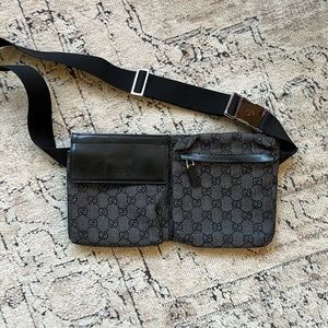 *SOLD* Gucci Monogram Belt Bag / Fanny Pack
